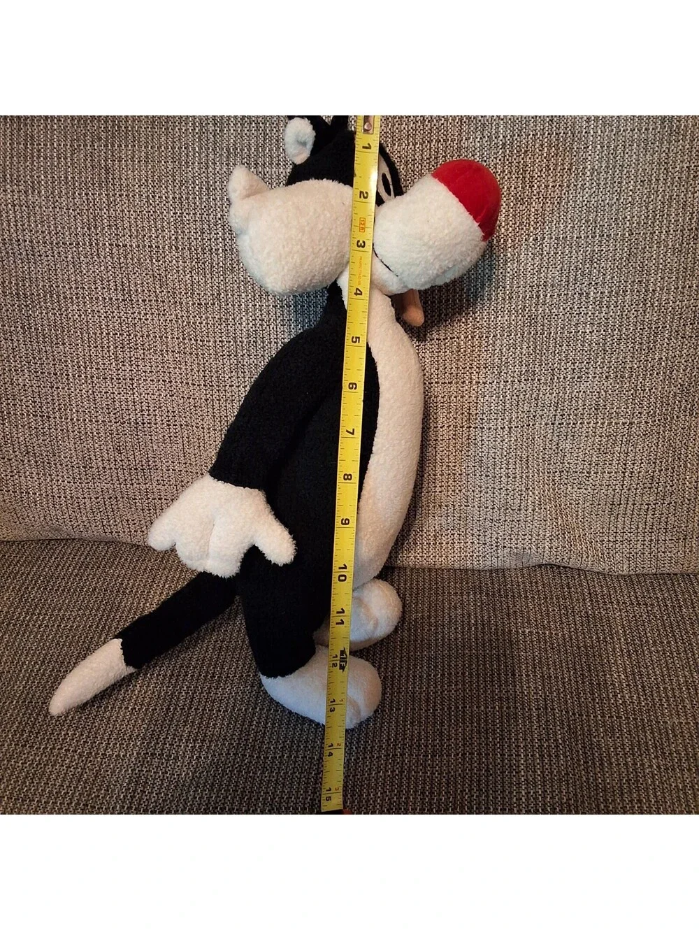 Vintage Sylvester the Cat Plush Toy - 12 Inch
